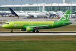 S7 - Siberia Airlines Airbus A320-214 VP-BCZ, cn(MSN): 3446,
Flughafen München, 20.08.2018.
