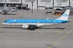 KLM-Cityhopper, PH-EZY, Embraer, 190 STD (190-100), MUC-EDDM, München, 05.09.2018, Germany