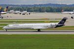 Lufthansa CityLine, D-ACNO, Bombardier CRJ-900LR, msn: 15255,  Bad Mergentheim , 10.September 2022, MUC München, Germany.