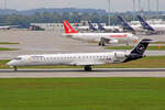 Lufthansa CityLine, D-ACNT, Bombardier CRJ-900LR, msn: 15264, 11.September 2022, MUC München, Germany.