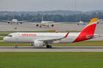 Iberia, EC-NJY, Airbus A320-251N, msn: 10135,  #Graciasheroes , 11.September 2022, MUC München, Germany.