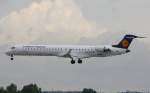Lufthansa Regional CItyline CRJ 900 D-ACKE Wernigerrode Flughafen Mnchen 02.08.2010