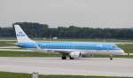 KLM Cityhopper Embraer 190-100 STD PH-EZB Flughafen Mnchen 02.08.2010