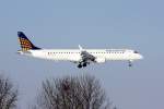 Lufthansa Regional Augsburg Airways Embraer ERJ 195 LR D-AEMD Flughafen Mnchen 29.01.2011