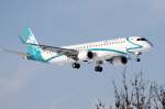Air Dolomiti Embraer ERJ 195 I-ADJL Flughafen Mnchen 29.01.2011