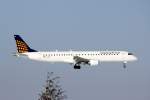 Lufthansa Regional Augsburg Airwqays Embraer ERJ 195 LR D-AEME Flughafen Mnchen 29.01.2011