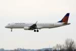Lufthansa Regional Augsburg Airways Embraee ERJ 195 D-AEMD Flughafen Mnchen 11.02.2011