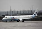 FLY BE Embraer ERJ 195LR G-FBEE Flughafen Mnchen 19.02.2011