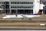 Lufthansa Regional Augsburg Airways Dash 8 D-ADHP Flughafen Mnchen 15.03.2011