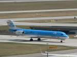 Fokker F-100 der KLM cityhopper (PH-OFM) aufgenommen am 21.07.2006 Flughafen Mnchen