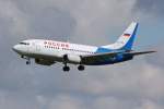Rossiya, EI-CDE, Boeing B 737-548 im Landeanflug in MUC aus St. Petersburg (LED) 27.08.2012