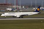 Lufthansa - CityLine, D-AEBK, Embraer, ERJ-195, 25.10.2012, MUC, Mnchen, Germany         