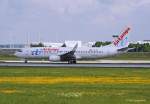 Air Europa, EC-IDT, B737-86Q(W) beim Start in MUC nach Palma de Mallorca (PMI) 18.05.2013