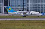 Ukraine Int'l. Airlines, UR-NTD, An 148-100B rollt in MUC zum Start nach Kiev (KBP) 18.06.2013