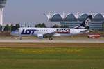 SP-LIN / LOT Polish Airlines / ERJ 175LR beim Start in MUC nach Warschau (WAW) 17.08.2013