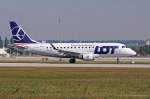SP-LDF / LOT Polish Airlines / ERJ 170STD in MUC beim Start nach Breslau (WRO) 16.08.2013