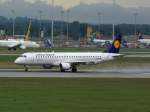 D-AEBM Lufthansa CityLine Embraer ERJ-195LR (ERJ-190 bis 200 LR)     15.09.2013  Flughafen München