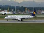 D-AEBM Lufthansa CityLine Embraer ERJ-195LR (ERJ-190 bis 200 LR)     15.09.2013  Flughafen Mnchen