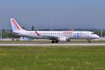 EC-LKX / Air Europa / ERJ 195LR in MUC beim Start nach Madrid (MAD) 19.05.2014