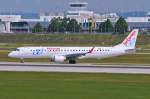 EC-LLR / Air Europa / ERJ 195LR beim Start in MUC nach Madrid (MAD) 03.06.2014