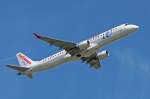 EC-LLR / Air Europa / ERJ 195LR in MUC im Steigflug nach Madrid (MAD) 04.06.2014