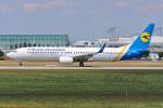 UR-PSL / Ukraine Int'l. Airlines / B737-94X(ER)(W) beim Start in MUC nach Kiev (KBP) 03.07.2014