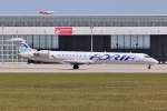 S5-AAO / Adria Airways / CRJ 900LR beim Start in MUC nach Ljubljana (LJU) 04.07.2014