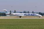 S5-AAL / Adria Airways / CRJ 900LR beim Start in MUC nach Ljubljana (LJU) 19.07.2014