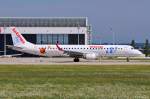 EC-LIN / Air Europa / ERJ 195LR beim Start in MUC nach Madrid (MAD) 02.08.2014