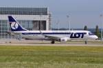 SP-LIM / LOT Polish Airline / ERJ 175LR beim Start in MUC nach Warschau (WAW) 08.08.2014