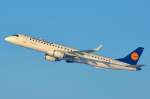 D-AEBK Lufthansa CityLine Embraer ERJ-195LR (ERJ-190-200 LR)   gestartet am 01.01.2015 in München