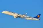 D-AEMD Lufthansa CityLine Embraer ERJ-195LR (ERJ-190-200 LR)   in München am 01.01.2015 gestartet