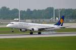 D-AEME Lufthansa CityLine Embraer ERJ-195LR (ERJ-190-200 LR)   gelandet in München  13.05.2015