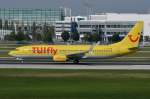 D-ATUK TUIfly Boeing 737-8K5(WL)   gelandet am 11.09.2015 in München