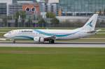 TC-TLB Tailwind Airlines Boeing 737-4Q8   gelandet in München  11.09.2015
