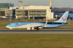 D-ATUC TUIfly Boeing 737-8K5(WL)   gelandet in München am 06.12.2015