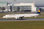 D-AEBD Lufthansa CityLine Embraer ERJ-195LR (ERJ-190-200 LR)  gelandet in München am 11.12.2015