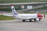 EI-FJA Norwegian Air International Boeing 737-8JP(WL)  in München zum Gate am 14.05.2016