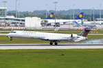 D-ACNH Lufthansa CityLine Canadair CL-600-2D24 Regional Jet CRJ-900LR  bei der Landung am 15.05.2016 in München