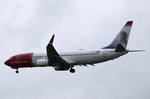 LN-NID Norwegian Air Shuttle Boeing 737-8JP(WL)   beim Anflug auf München  16.05.2016