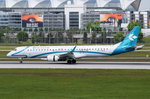 I-ADJS Air Dolomiti Embraer ERJ-195LR (ERJ-190-200 LR)   gelandet am 17.05.2016 in München