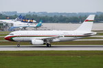 A40-AJ  Royal Flight of Oman  Airbus 319-100 ACJ in München am 20.05.2016 beim Start