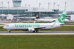F-GZHF Transavia France Boeing 737-8HX(WL)   in München am 20.05.2016 beim Start