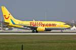 Take off,B737/TUIfly/MUC/Mnchen/Germany.