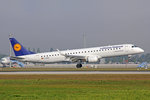 Lufthansa Regional CityLine, D-AEMD, Embraer ERJ-195LR, 24.September 2016, MUC München, Germany.