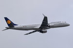D-AEBG Lufthansa CityLine Embraer ERJ-195LR (ERJ-190-200 LR)   in München gestartet am 12.10.2016