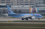 D-ASUN TUIfly Boeing 737-8BK(WL)  zum Gate in München am 12.10.2016