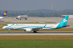 Air Dolomiti, I-ADJT, Embraer ERJ-195LR,  Tosca , 25.September 2016, MUC München, Germany.