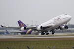 HS-TGO Thai Airways International Boeing 747-4D7  , MUC ,14.10.2016