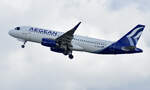 SX-DNE / AEGEAN / A320 / 02.07.2021 / EDDS / STR